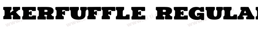 Kerfuffle Regular字体转换